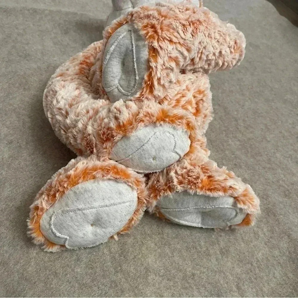 Demdaco Heartful Hugs Weighted Orange Fox Stuffed Plush Animal Toy - Picture 5 of 10